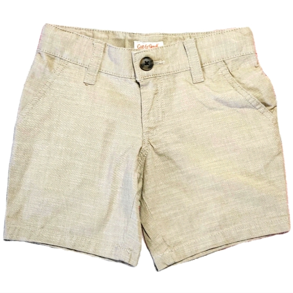 NWT Cat & Jack Tan Chanbray Shorts Size 4